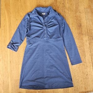 Tehama Blue Jersey Knit Dress M